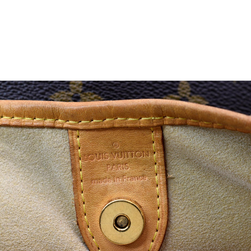 LOUIS VUITTON Galliera PM Monogram Canvas Shoulder Bag Brown