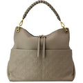 LOUIS VUITTON Maida Monogram Empreinte Leather Hobo Shoulder Bag Tourterelle