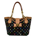 LOUIS VUITTON Annie GM Multicolor Monogram Canvas Shoulder Bag Black
