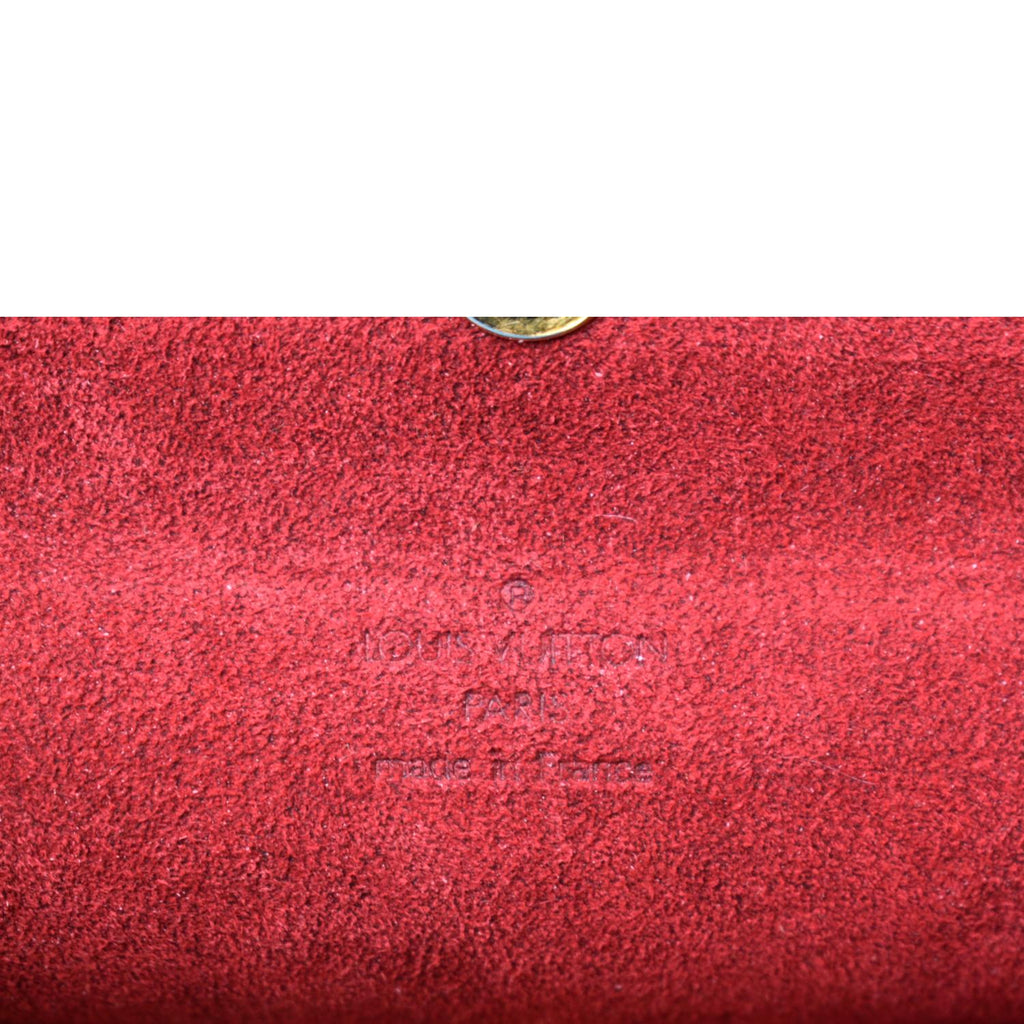 LOUIS VUITTON Recital Monogram Canvas Shoulder Bag Brown