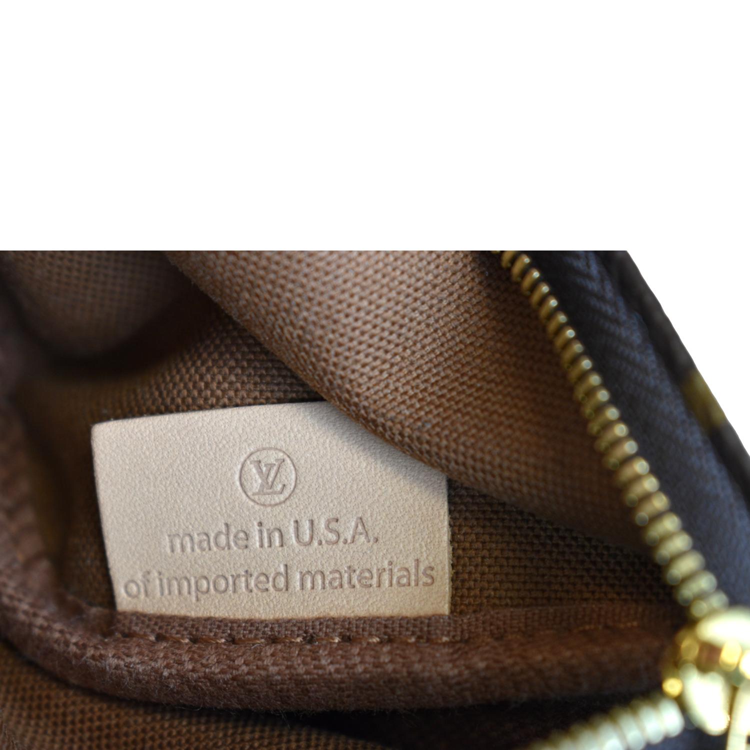 LOUIS VUITTON Multi Pochette Accessoires Monogram Canvas Shoulder Bag Khaki