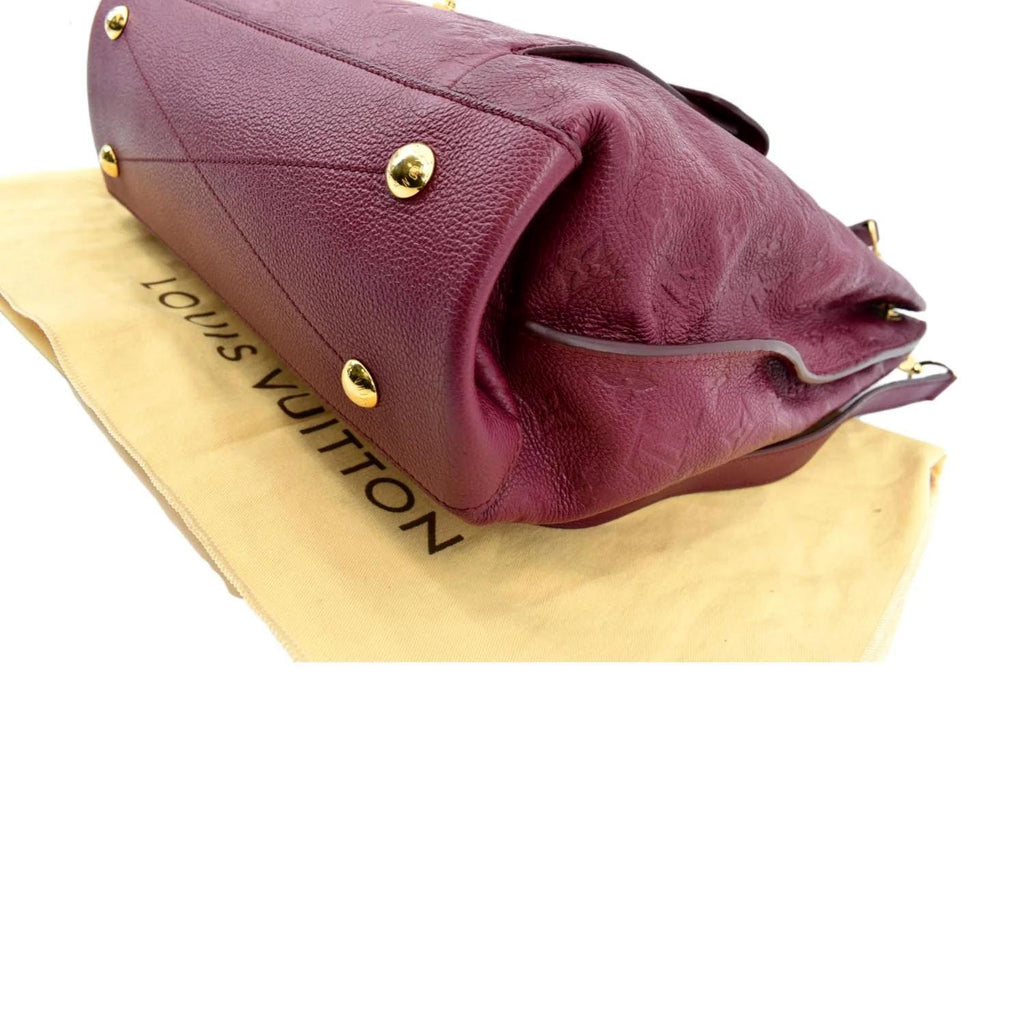 LOUIS VUITTON Metis Hobo Monogram Empreinte Shoulder Bag Maroon