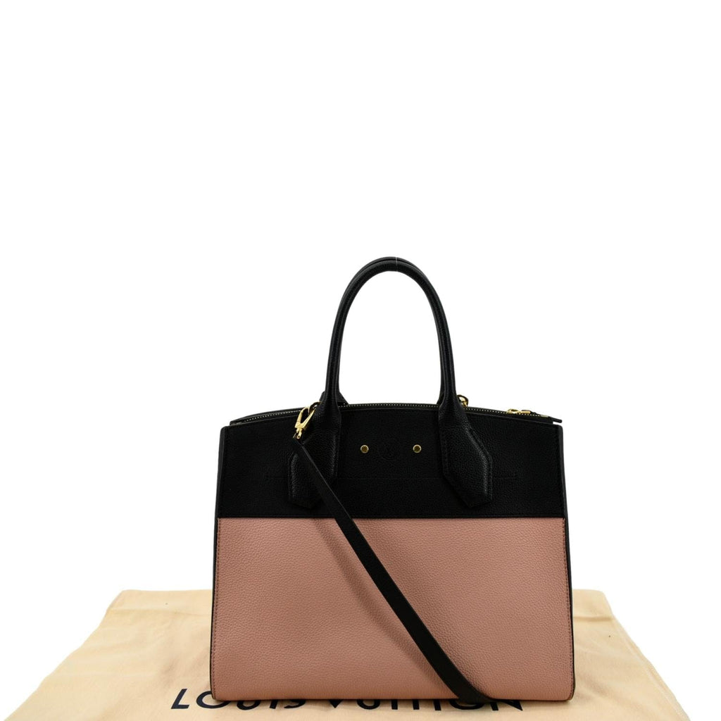 LOUIS VUITTON City Steamer Leather Shoulder Bag Magnolia