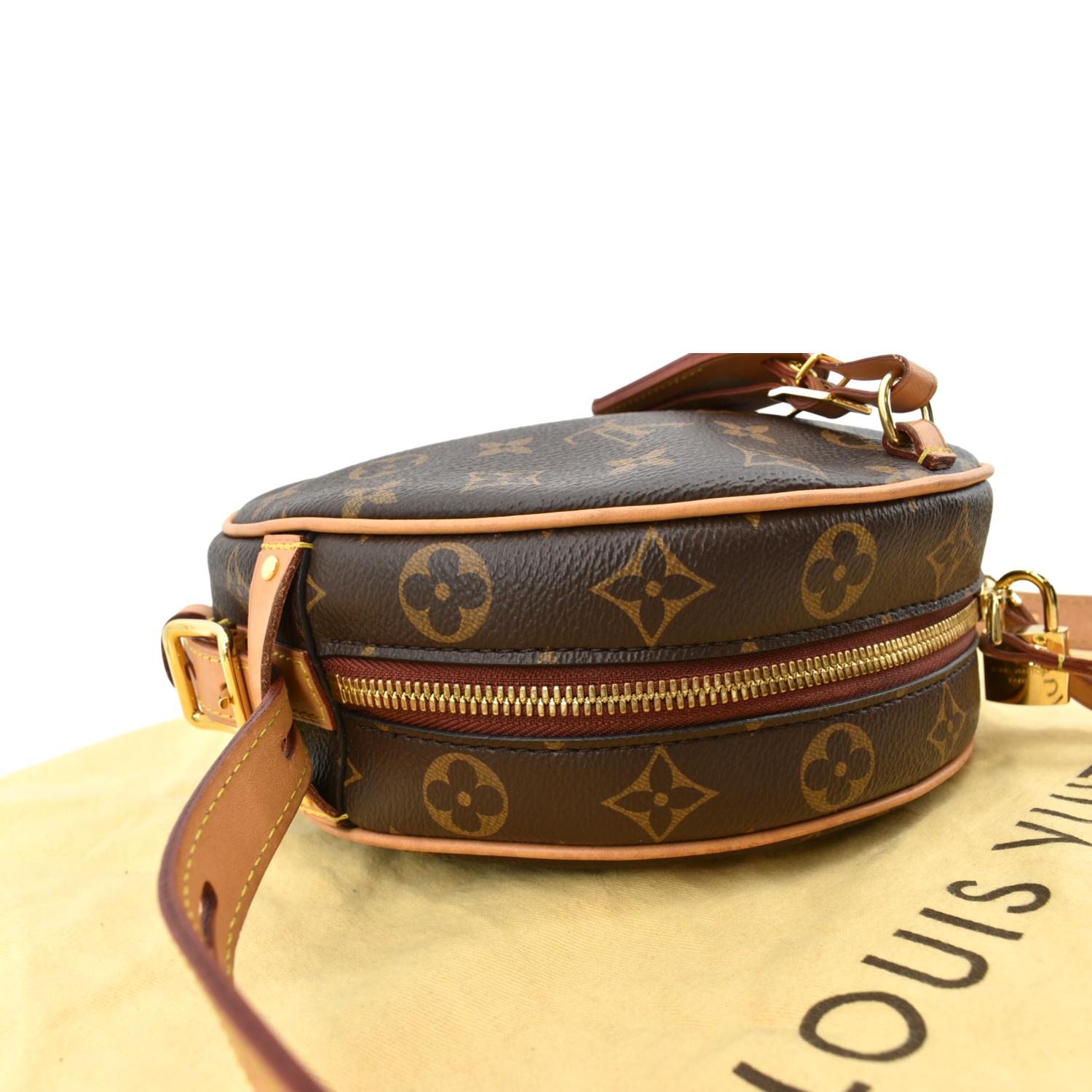 LOUIS VUITTON Boite Chapeau Souple MM Monogram Canvas Shoulder Bag Brown