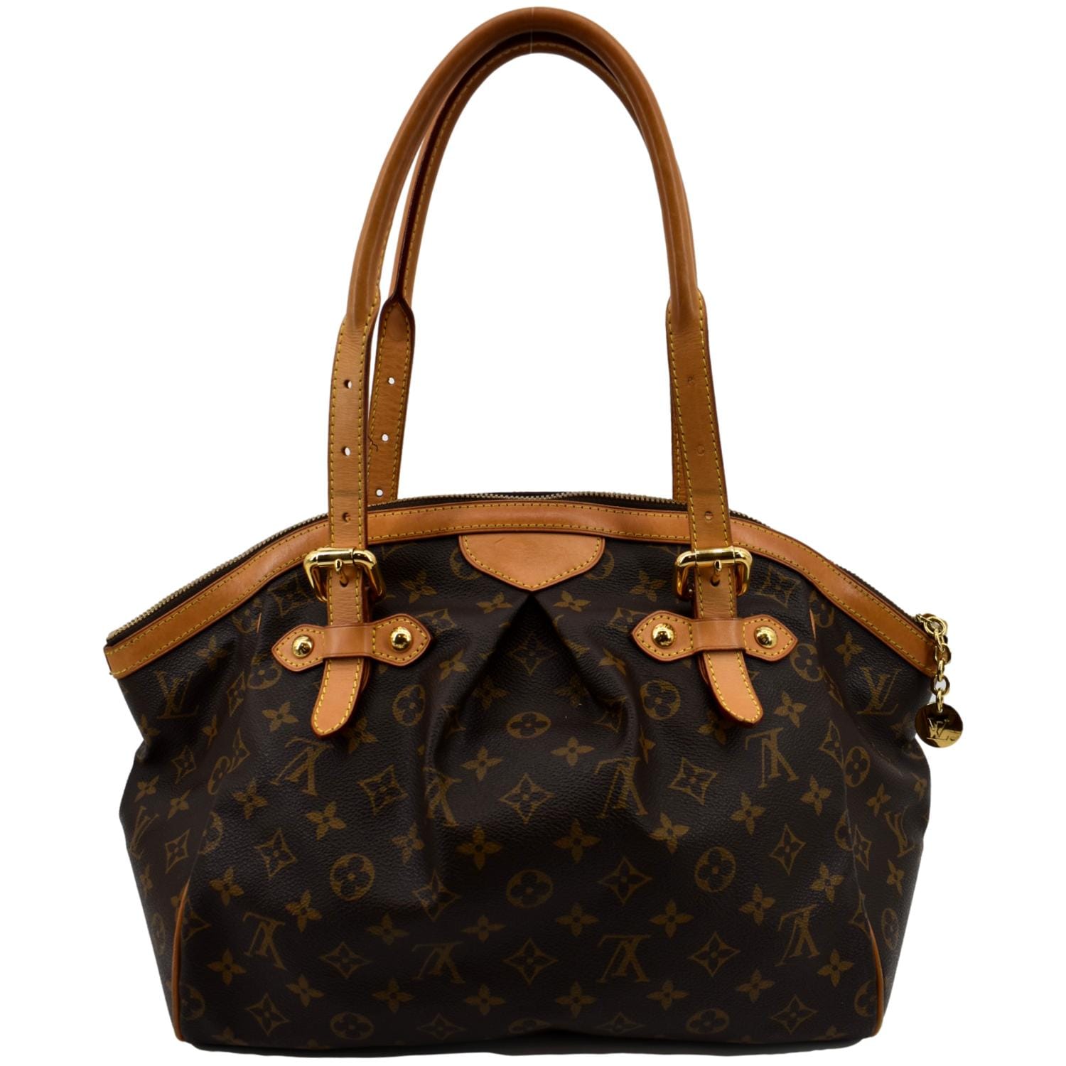 LOUIS VUITTON Tivoli GM Monogram Canvas Shoulder Bag Brown