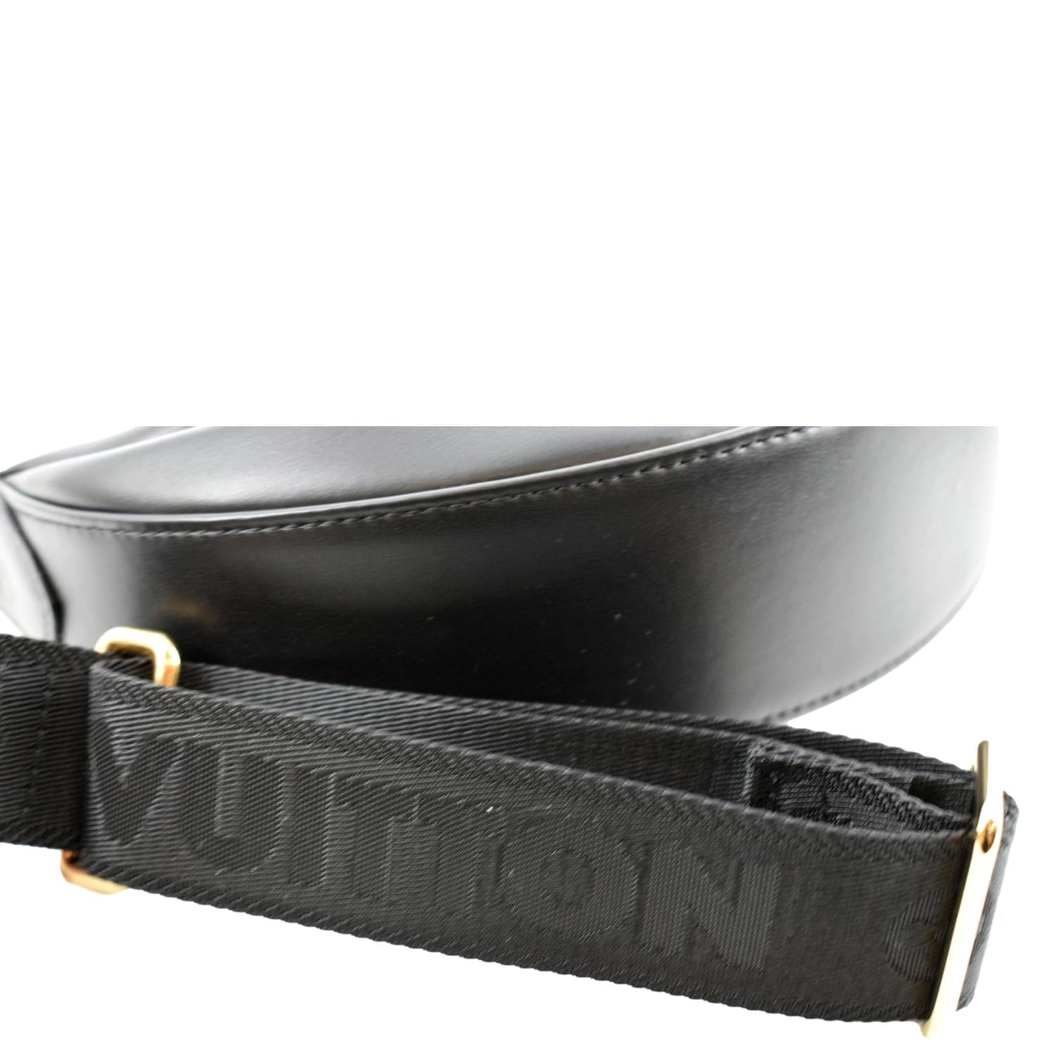 LOUIS VUITTON Over The Moon Calf Leather Shoulder Bag Black