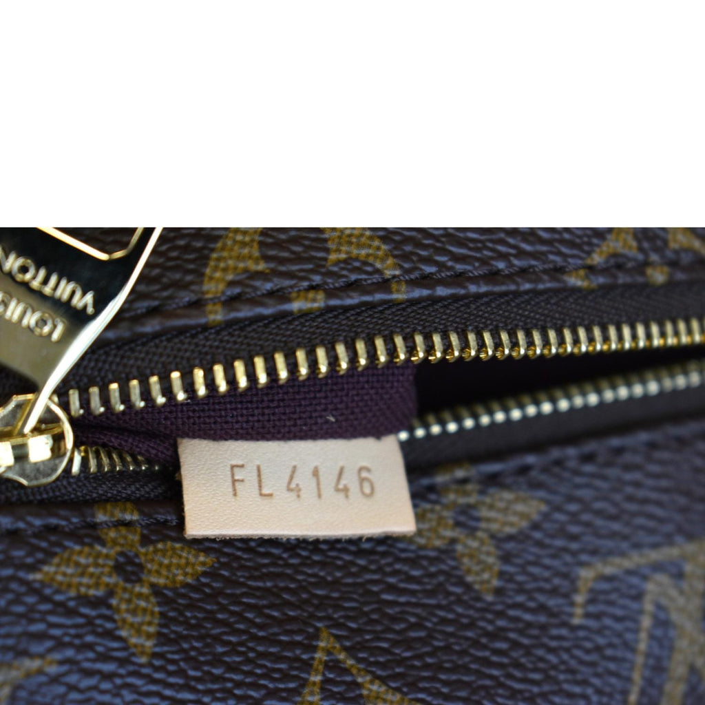 LOUIS VUITTON Iena MM Monogram Canvas Shoulder Bag Brown