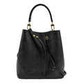 LOUIS VUITTON NeoNoe MM Monogram Empreinte Leather Shoulder Bag Black