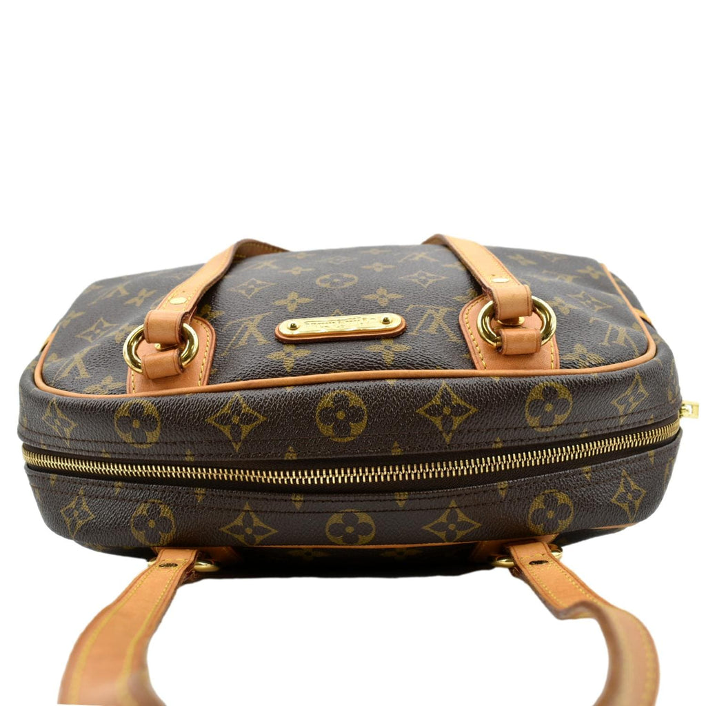 LOUIS VUITTON Montorgueil PM Monogram Canvas Shoulder Bag Brown