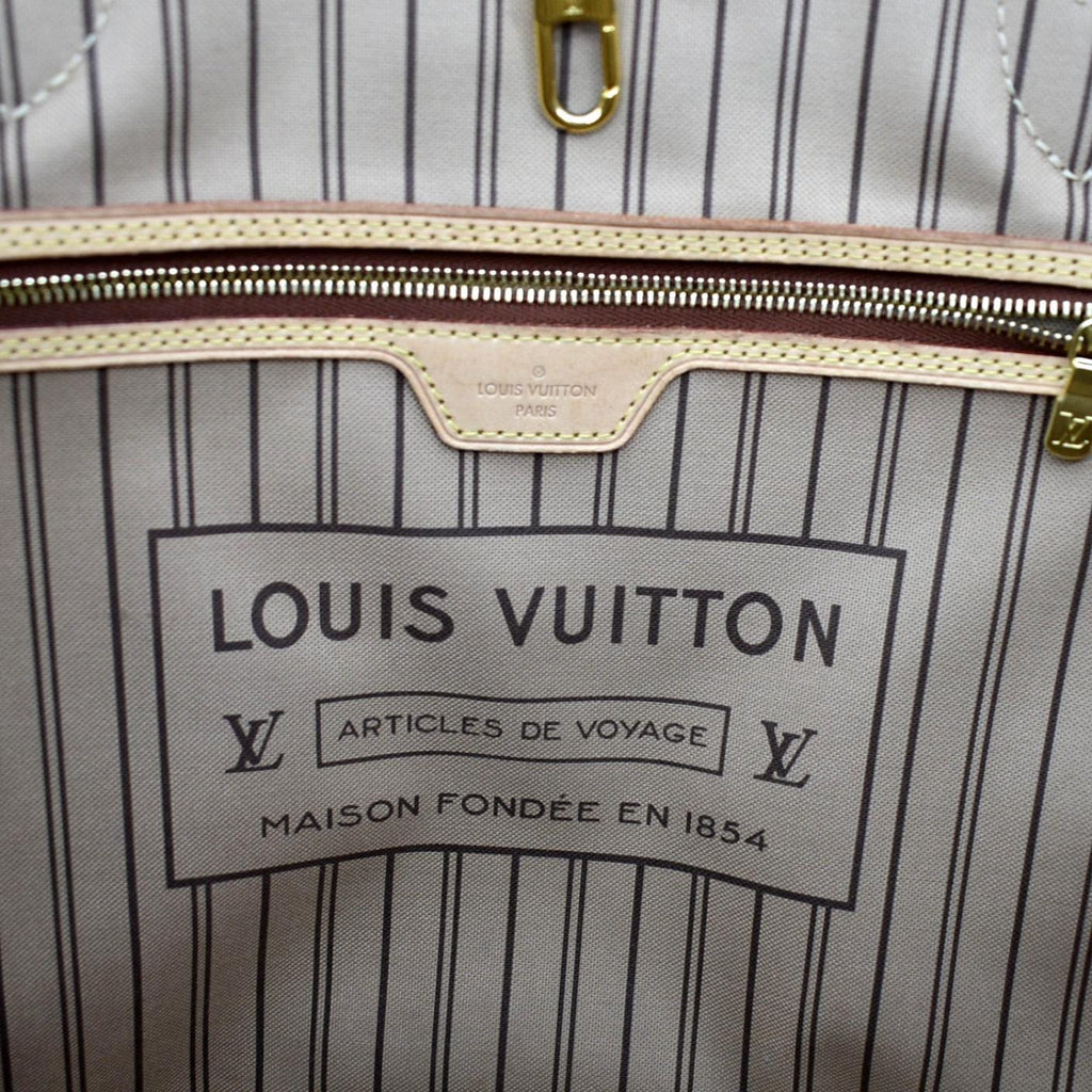 LOUIS VUITTON Neverfull GM Monogram Canvas Tote Bag Brown