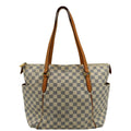 LOUIS VUITTON Totally GM Damier Azur Shoulder Bag White