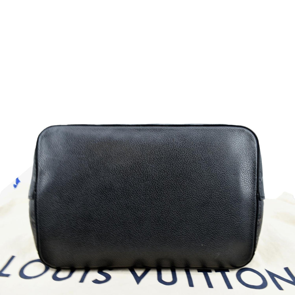 LOUIS VUITTON NeoNoe MM Monogram Empreinte Leather Shoulder Bag Black