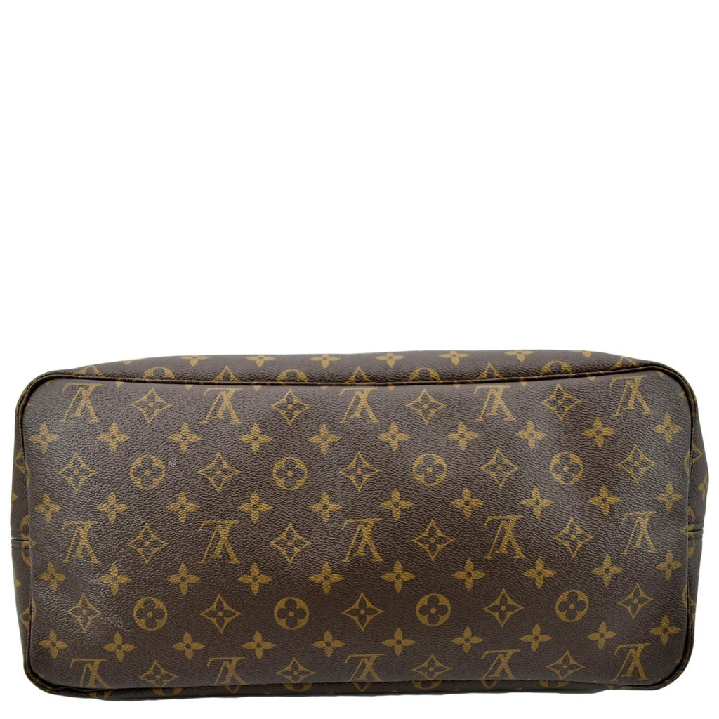 LOUIS VUITTON Neverfull GM Monogram Canvas Tote Bag Brown