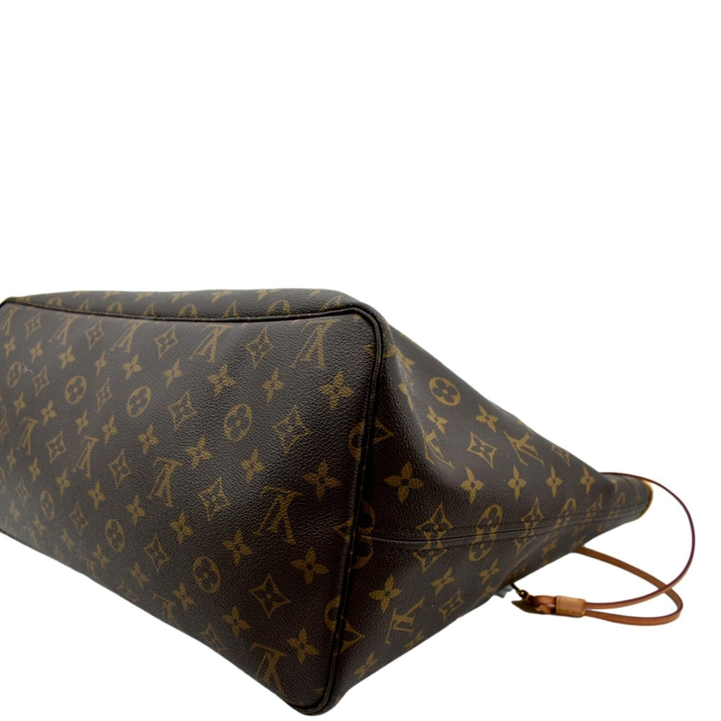 LOUIS VUITTON Neverfull GM Monogram Canvas Tote Bag Brown
