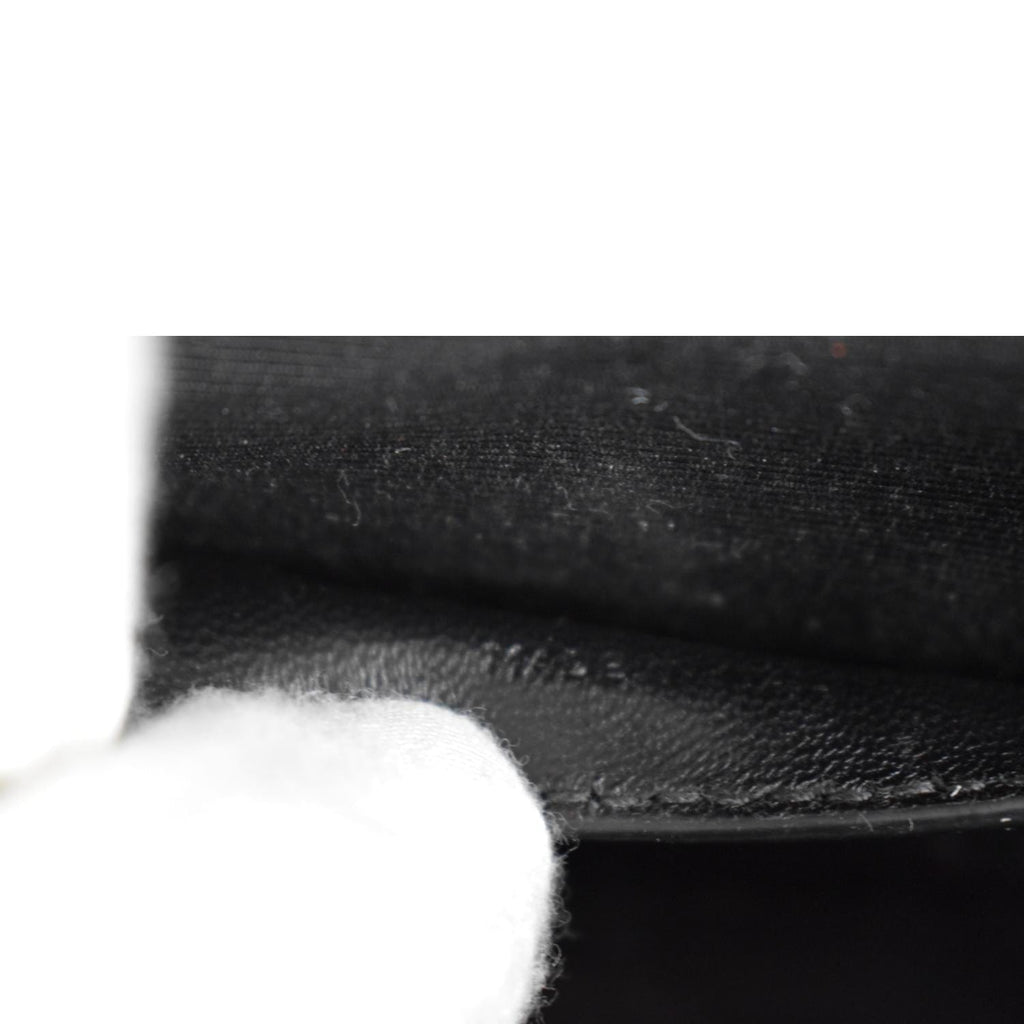 YVES SAINT LAURENT Kate Leather Shoulder Bag Black