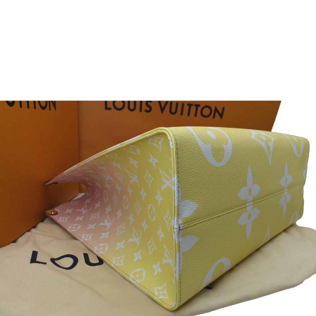 LOUIS VUITTON Pool Onthego GM Monogram Shoulder Bag Pink