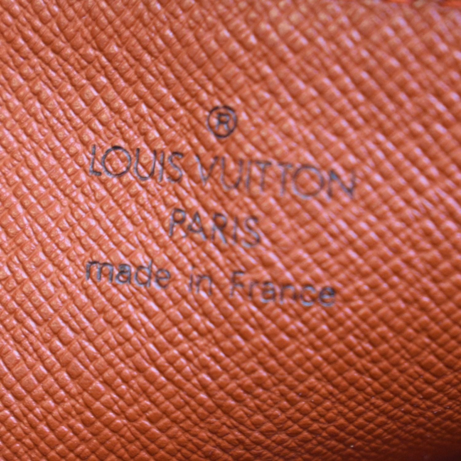 LOUIS VUITTON Papillon Damier Ebene Shoulder Bag Brown