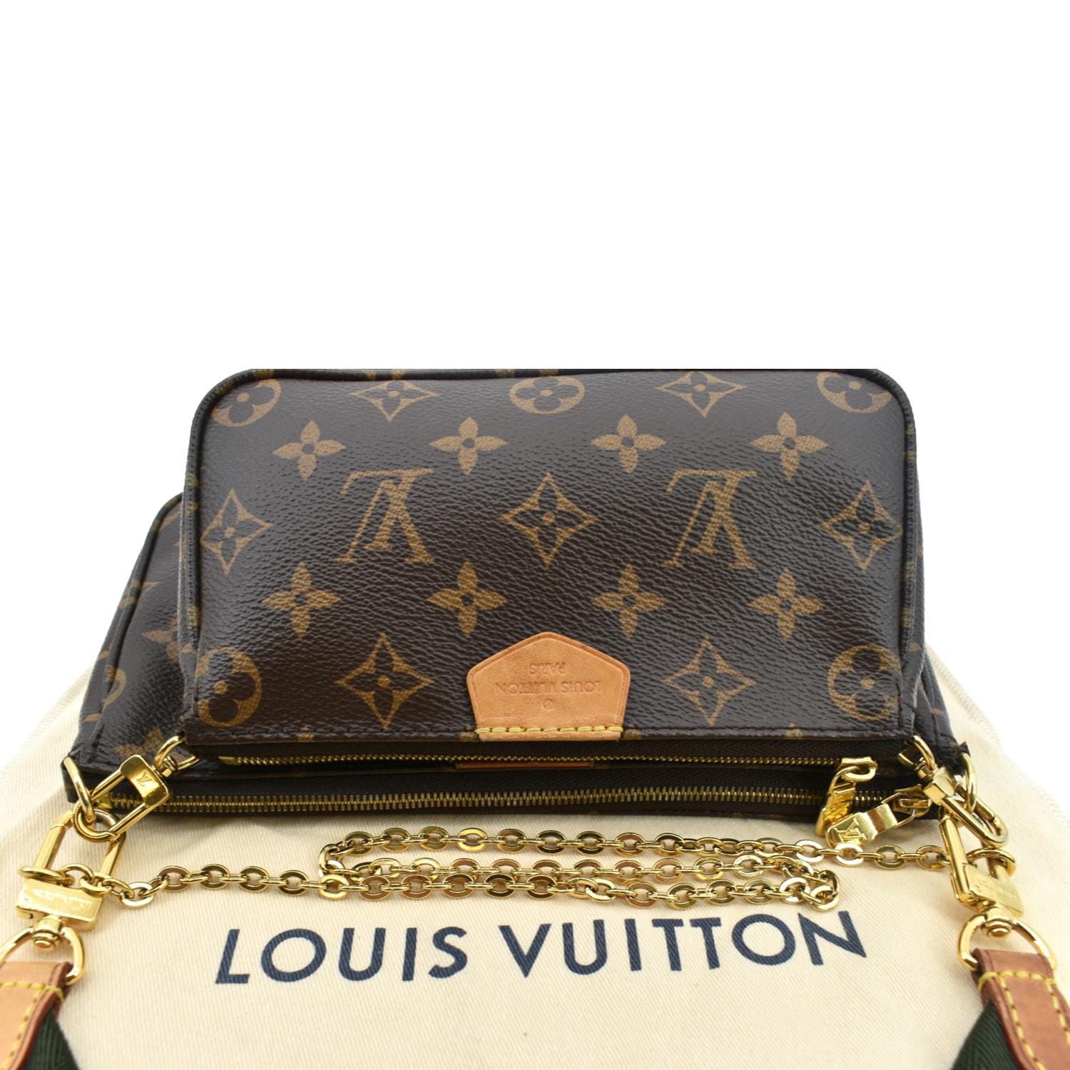 LOUIS VUITTON  Multi Pochette Accessoires Monogram Canvas Shoulder Bag