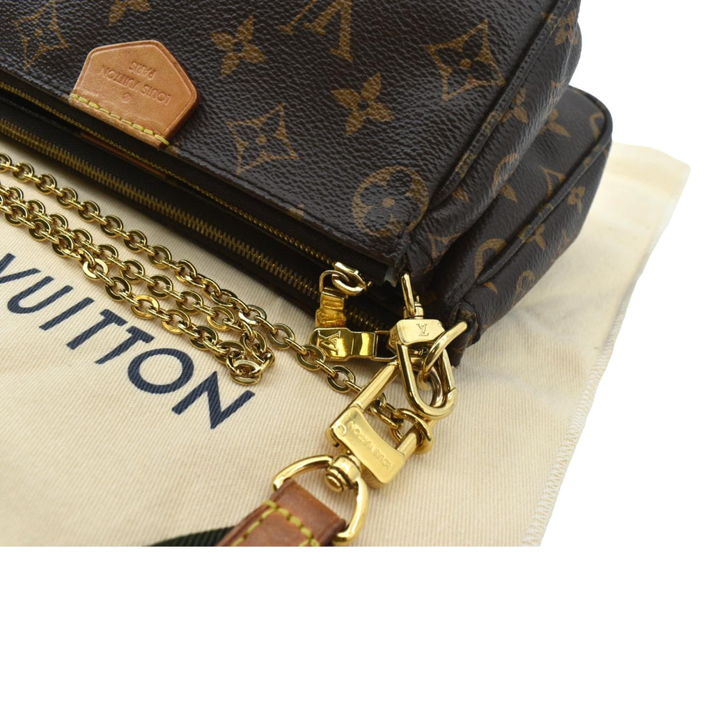 LOUIS VUITTON  Multi Pochette Accessoires Monogram Canvas Shoulder Bag