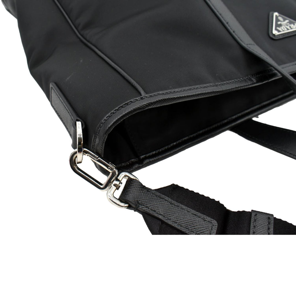 PRADA Re-nylon Core Tote Bag Black
