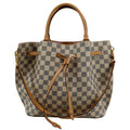 LOUIS VUITTON Girolata Damier Azur Shoulder Bag White