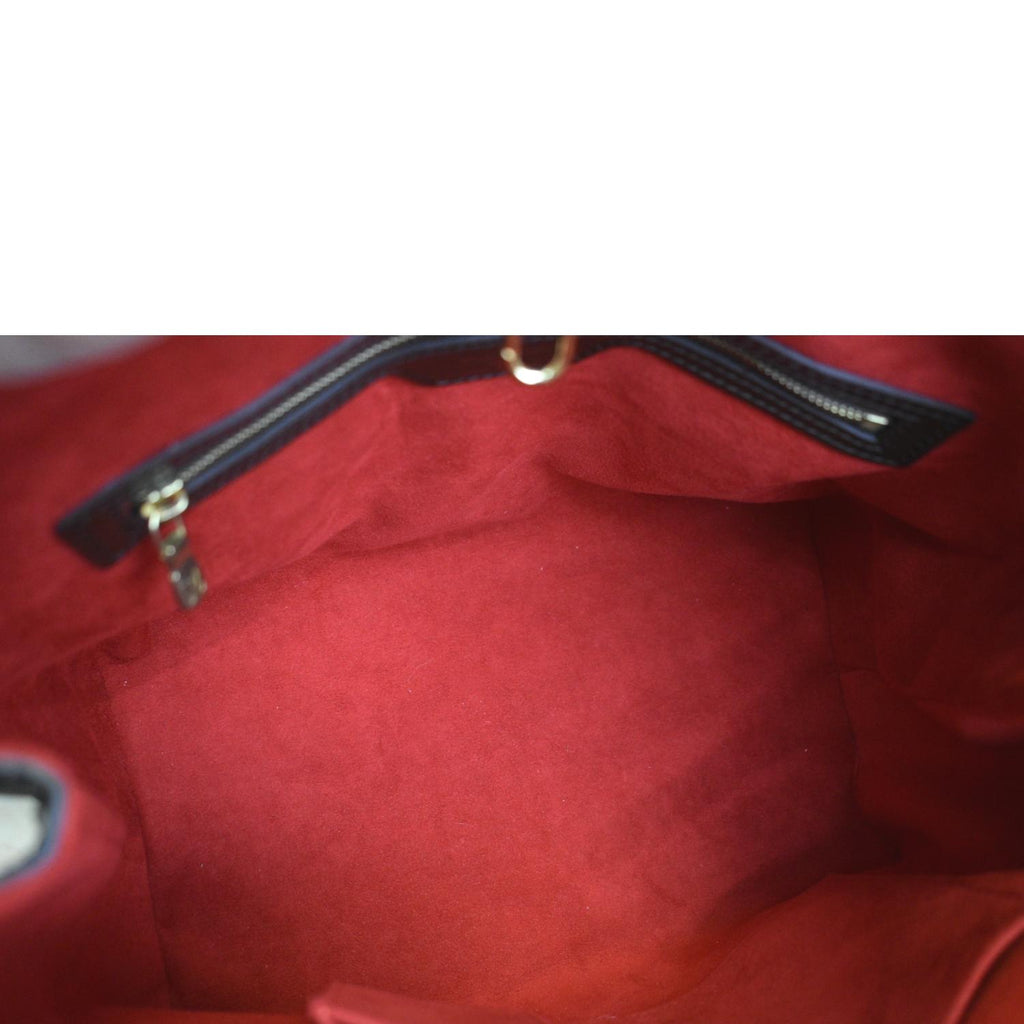 LOUIS VUITTON Hampstead PM Damier Ebene Shoulder Bag Brown
