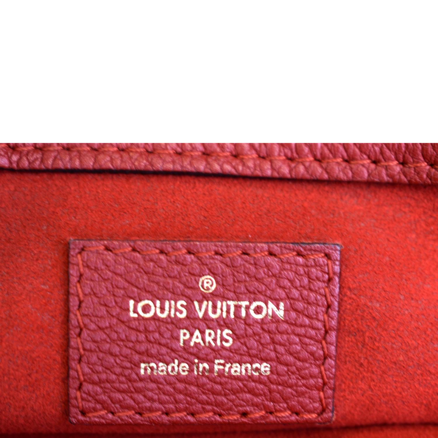 LOUIS VUITTON Pallas Shopper Chain Monogram Canvas Shoulder Bag Brown