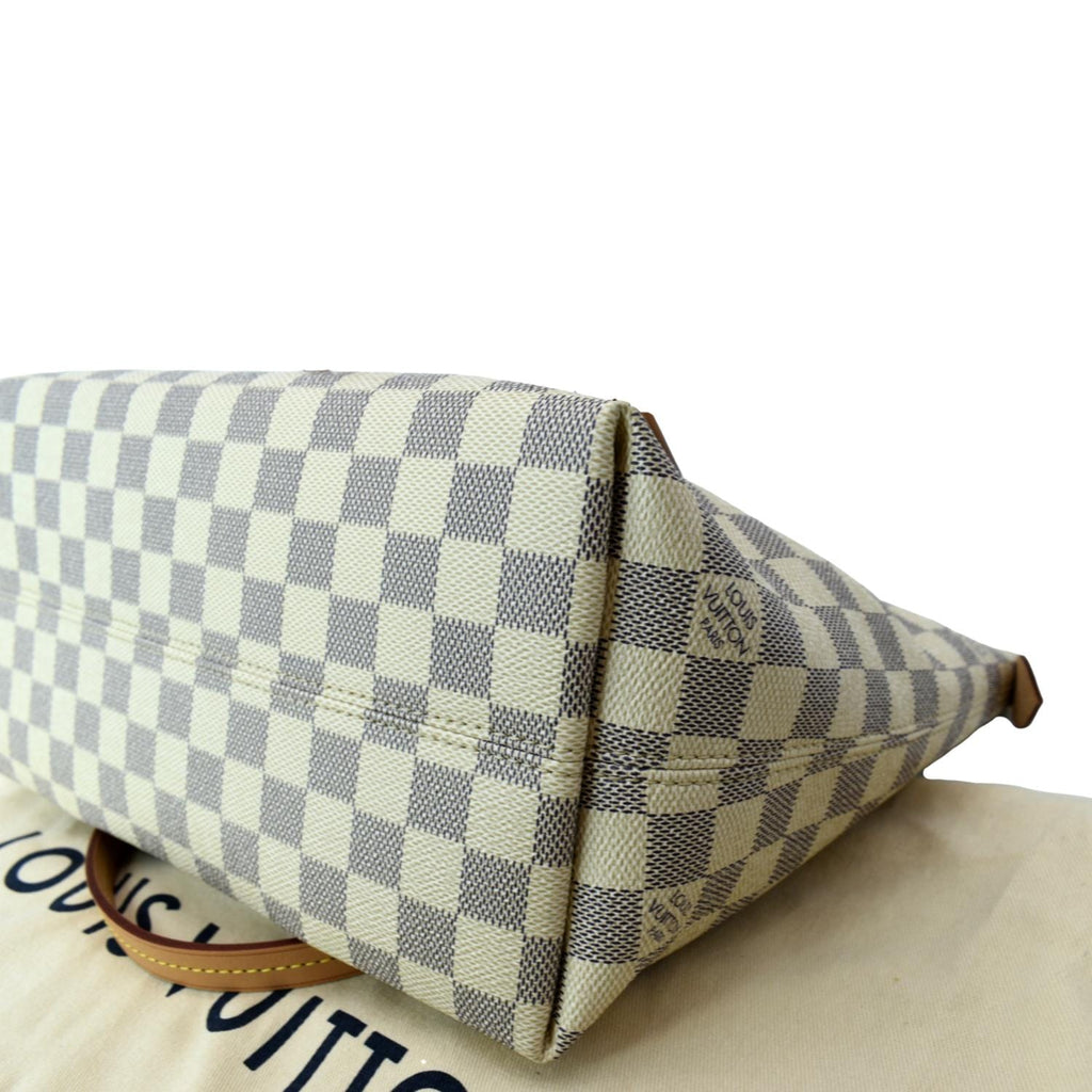 LOUIS VUITTON Iena PM Damier Azur Shoulder Bag White