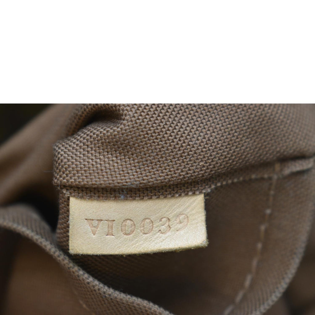 LOUIS VUITTON Odeon MM Monogram Coated Canvas Shoulder Bag Brown