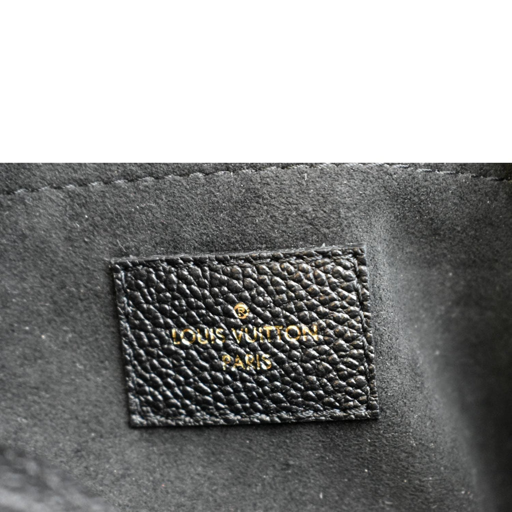 LOUIS VUITTON Giant Speedy 20 Bandouliere Empreinte  Shoulder Bag Black