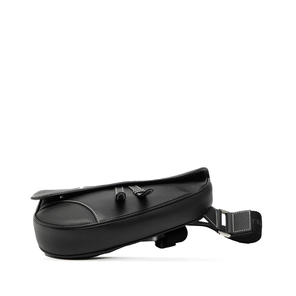 Dior Alex Foxton Grained Calfskin Saddle Bag
