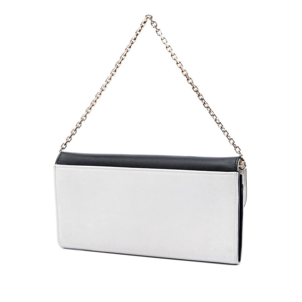 Dior Bicolor Calfskin Diorling Wallet on Chain