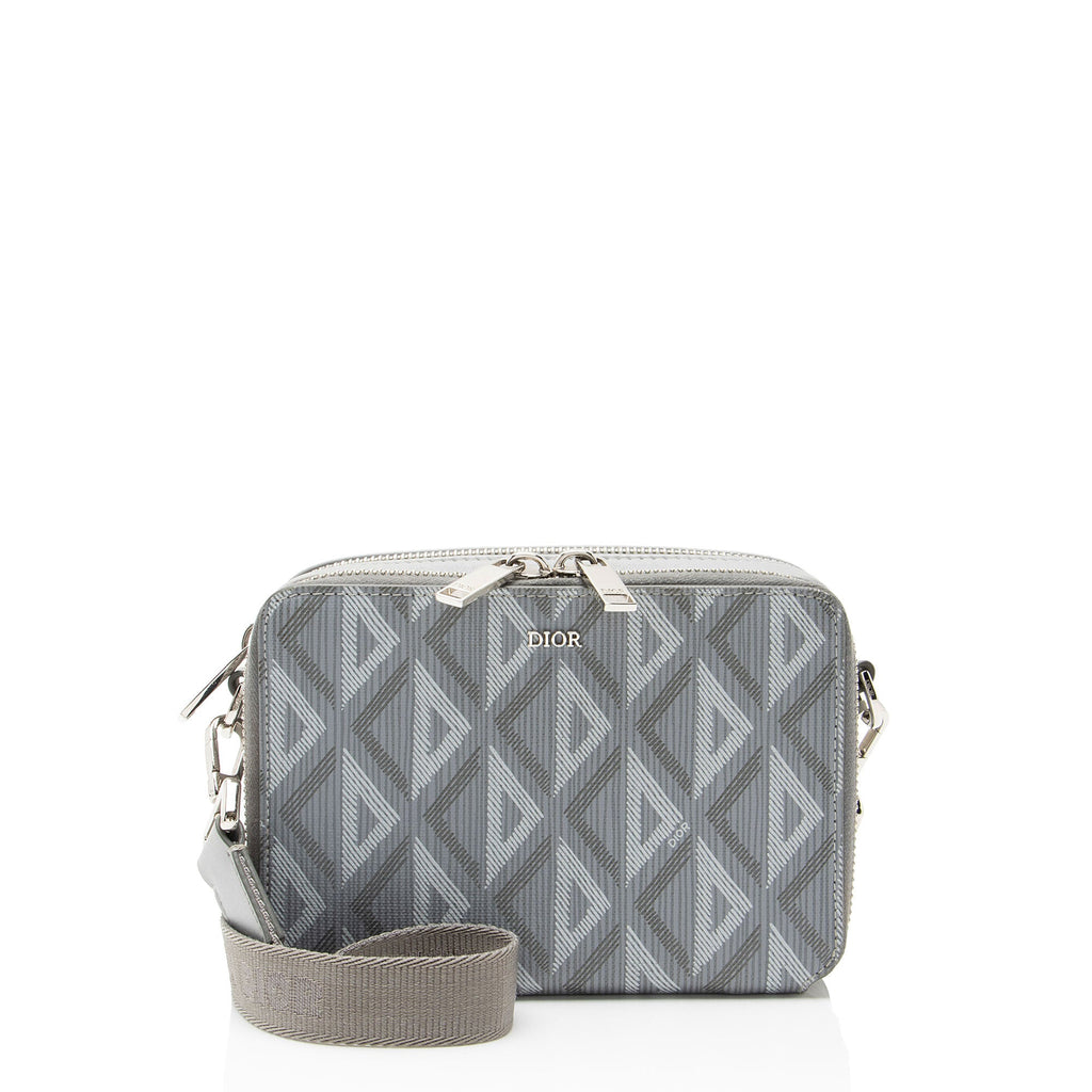 Dior CD Diamond Coated Canvas Messenger