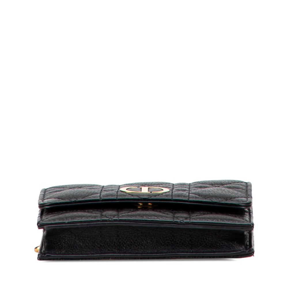 Dior Calfskin Cannage Caro Chain Belt Bag