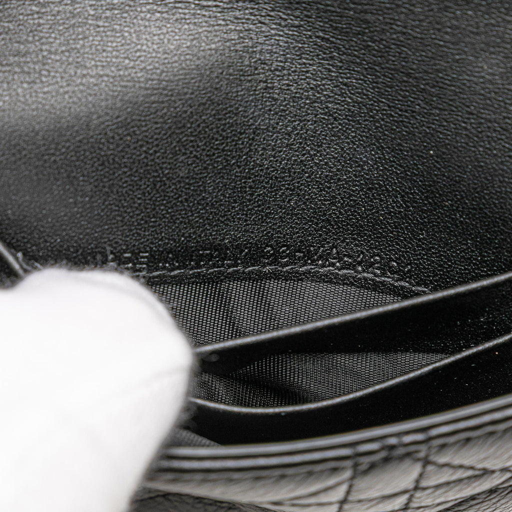 Dior Calfskin Cannage Caro Chain Belt Bag