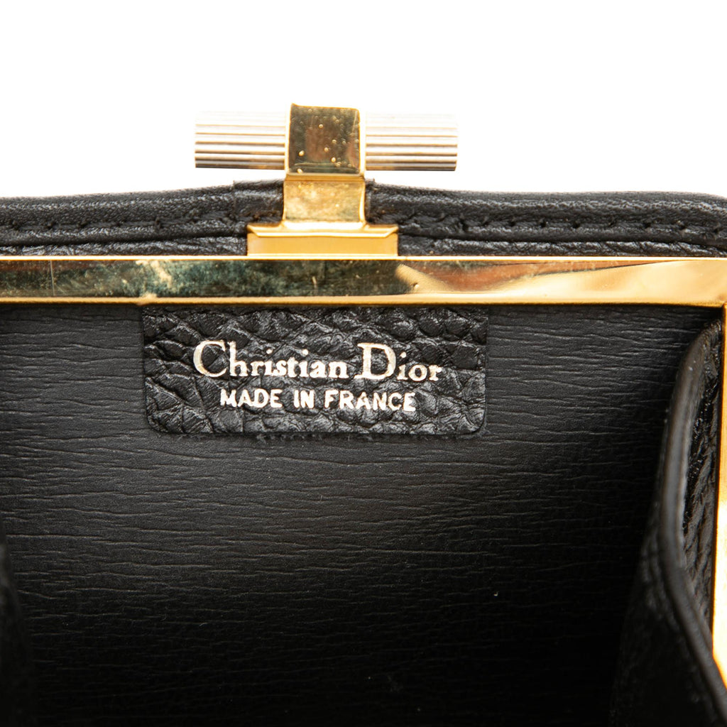 Dior Calfskin Clasp Coin Purse