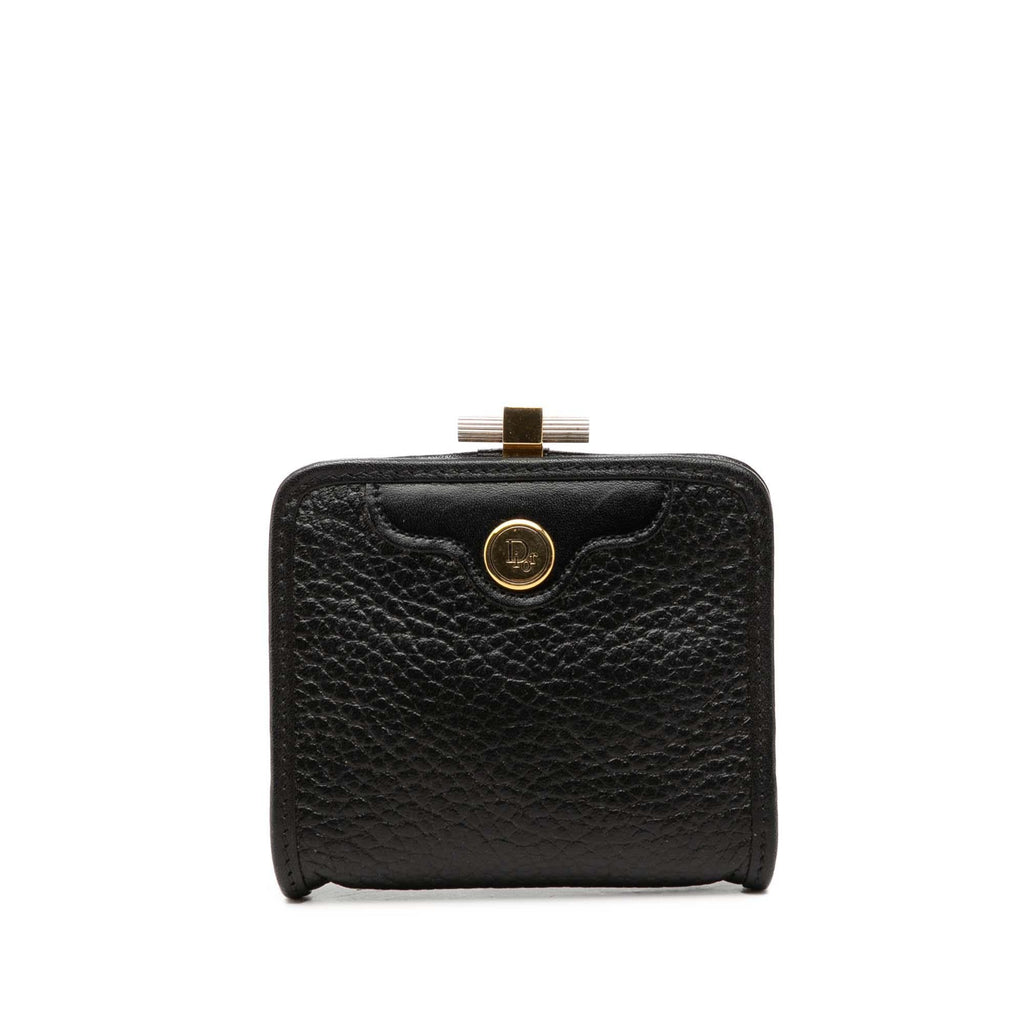 Dior Calfskin Clasp Coin Purse