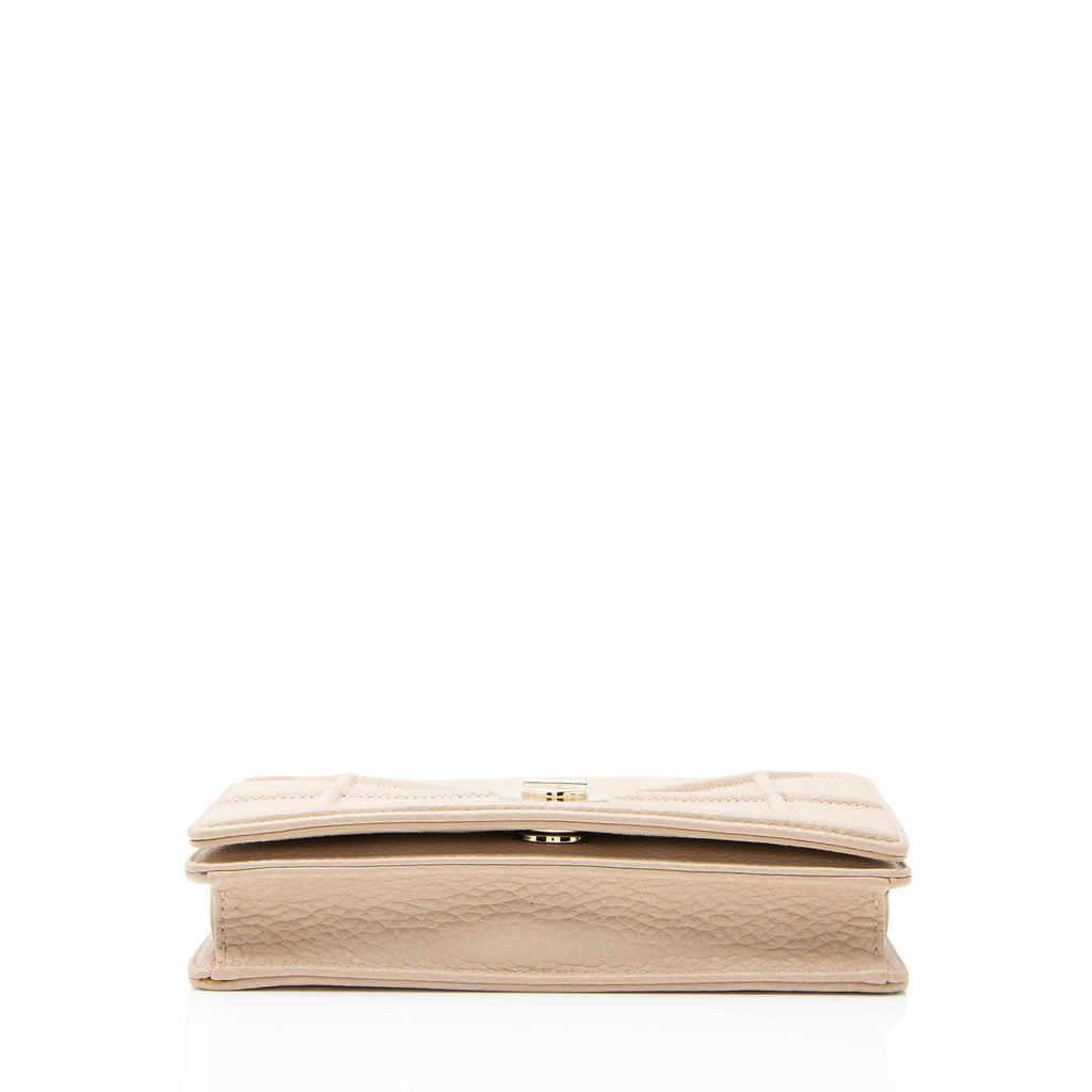 Dior Calfskin Diorama Wallet on Chain