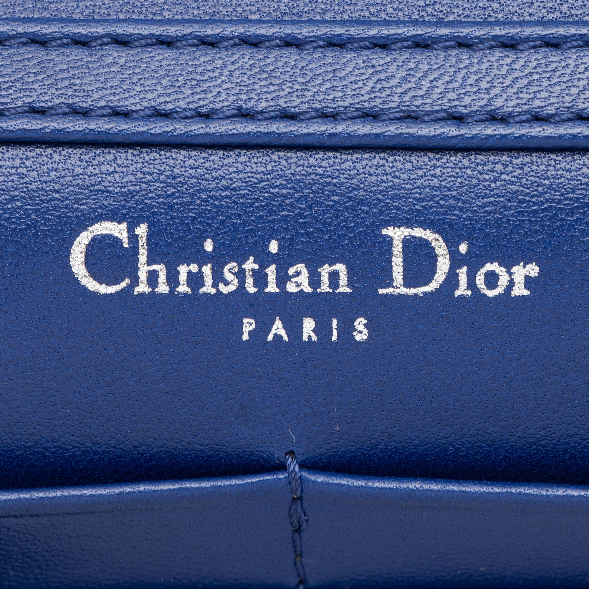 Dior Calfskin Diorama Wallet on Chain