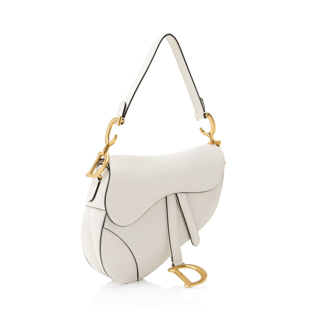 Dior Grained Calfskin Saddle Bag