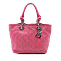 Dior Canvas Cannage Print Cherie Shopper Tote