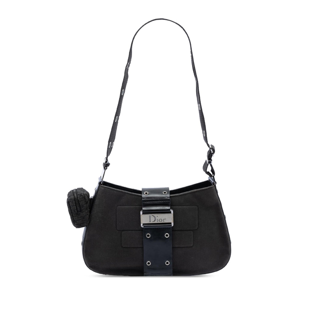 Dior Canvas Street Chic Columbus Shoulder Bag