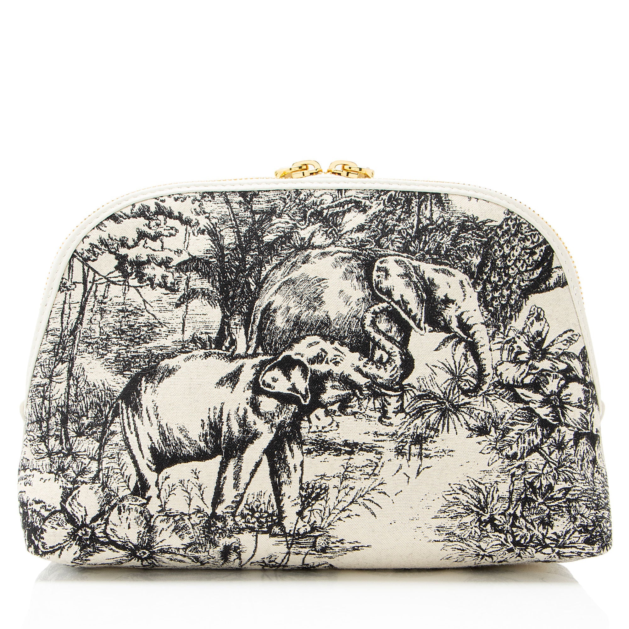 Dior Canvas Toile de Jouy Montaigne 30 Cosmetic Pouch