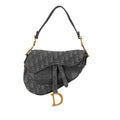 Dior Classic Oblique Embroidered Canvas Saddle Bag (SHG-4UByc7)