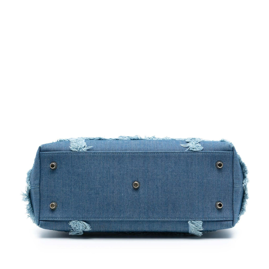 Dior Denim Patch D Light Satchel