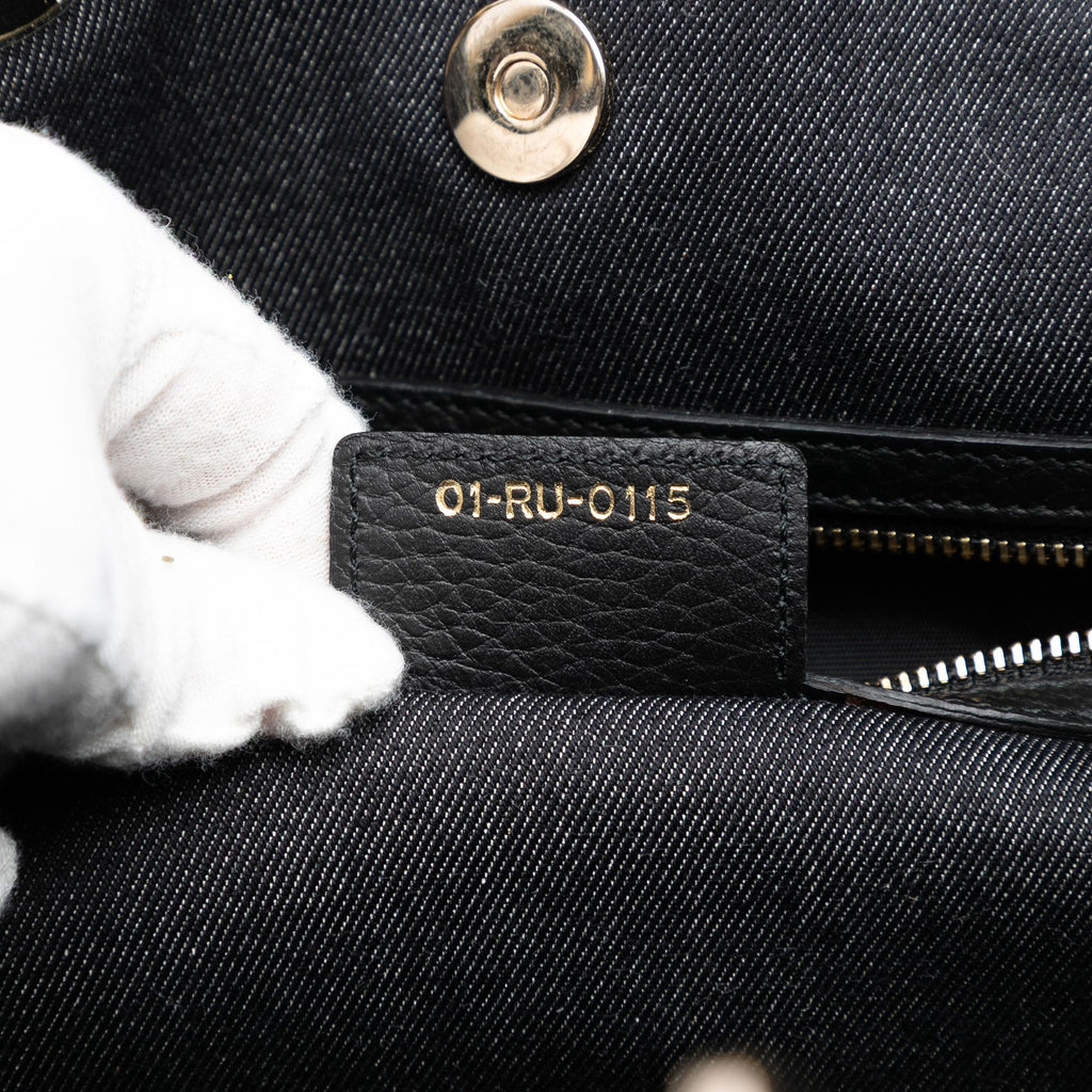 Dior Denim Patch D Light Satchel