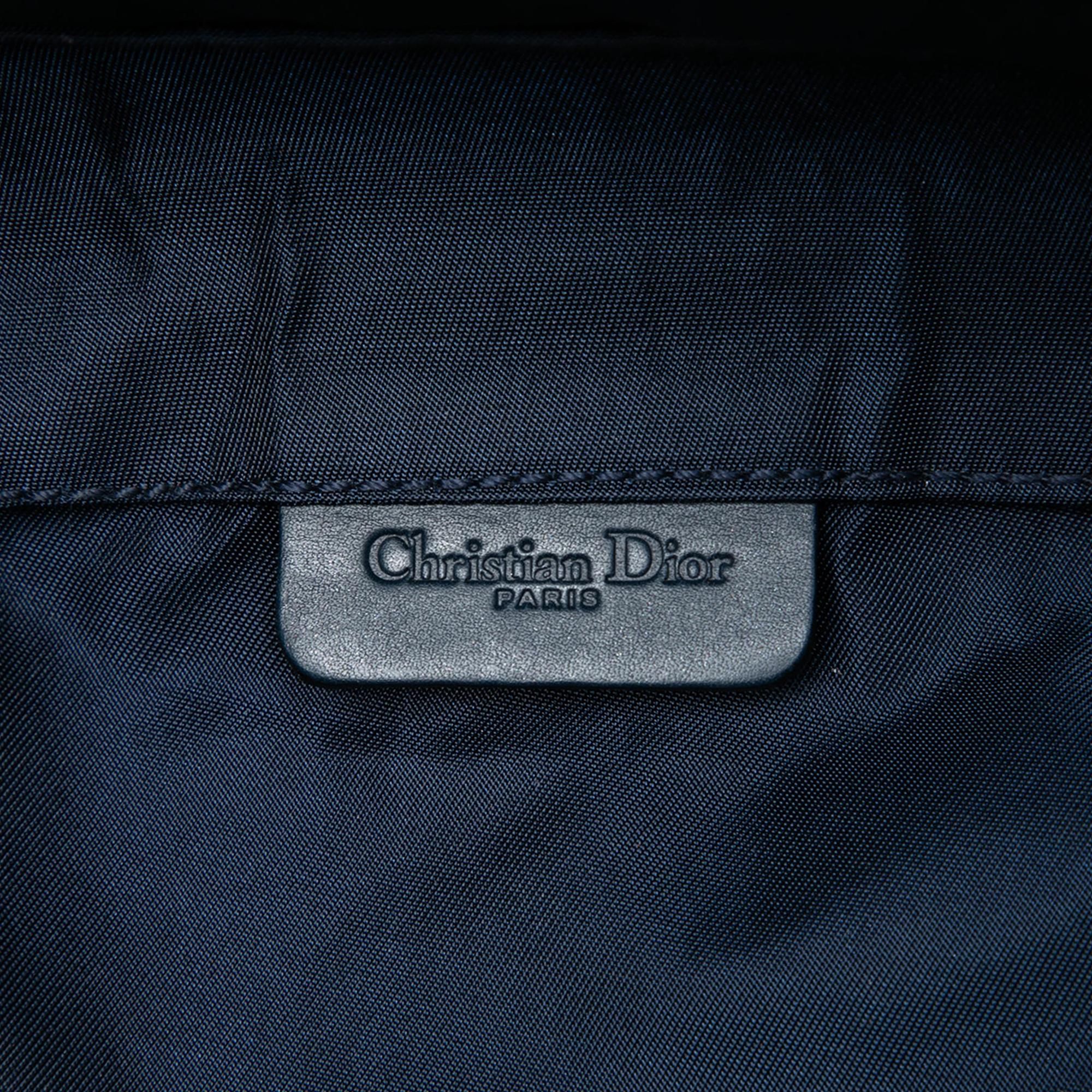 Dior Diorissimo Canvas Saddle Pouch