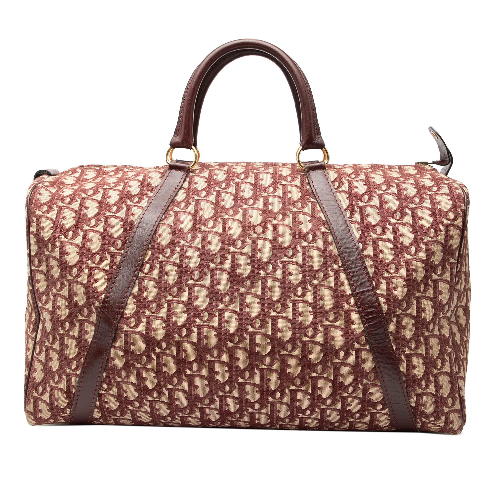 Dior Diorissimo Trotter Canvas Boston Bag
