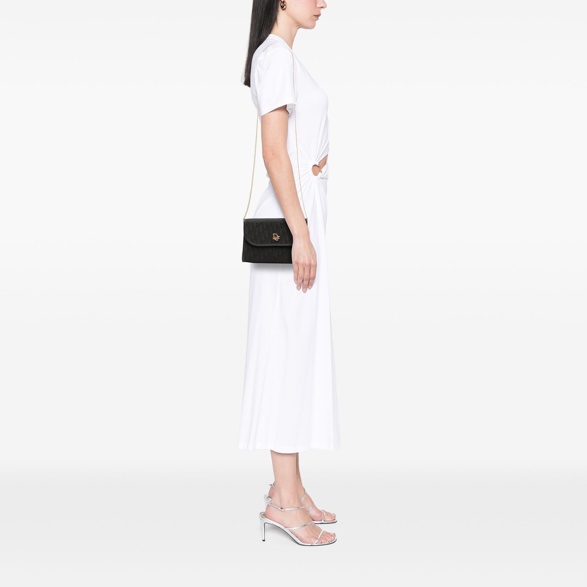 Dior Diorissimo Trotter Canvas Chain Crossbody