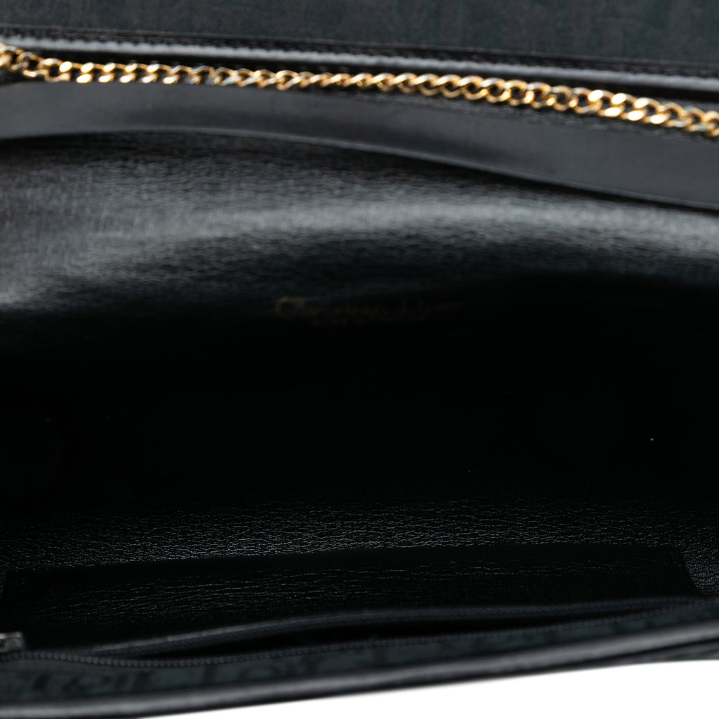 Dior Diorissimo Trotter Canvas Chain Shoulder Bag